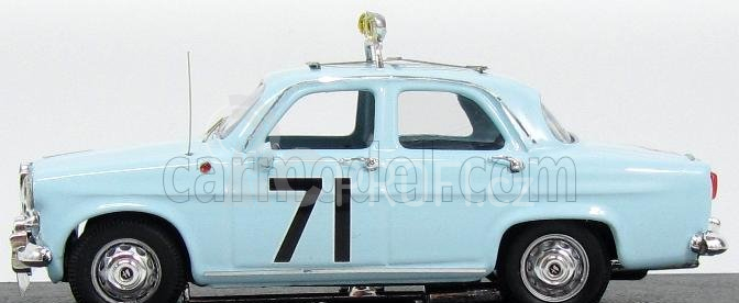 Rio-models Alfa romeo Giulietta Ti N 71 Rally Montecarlo 1960 Loffler - Johansson 1:43 Světle Modrá