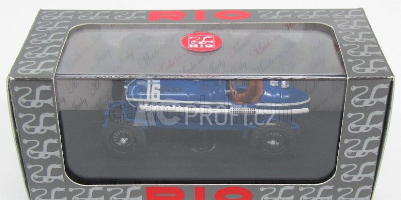 Rio-models Alfa romeo P3 Spider N 16 5th Monaco Gp 1933 L.chiron 1:43 Blue