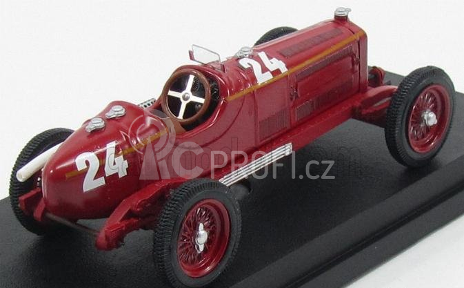 Rio-models Alfa romeo P3 Spider N 24 Monaco Gp 1932 B.boracchini 1:43 Red