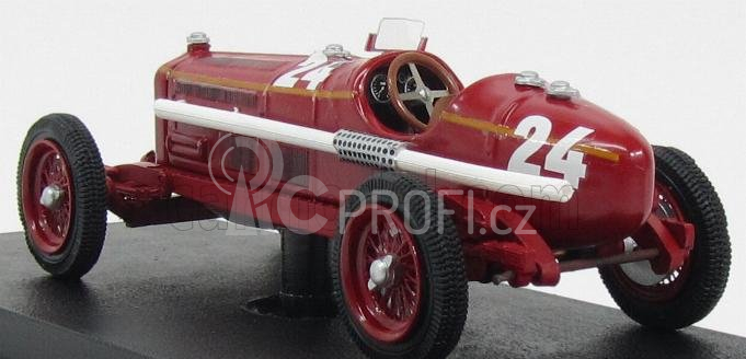Rio-models Alfa romeo P3 Spider N 24 Monaco Gp 1932 B.boracchini 1:43 Red