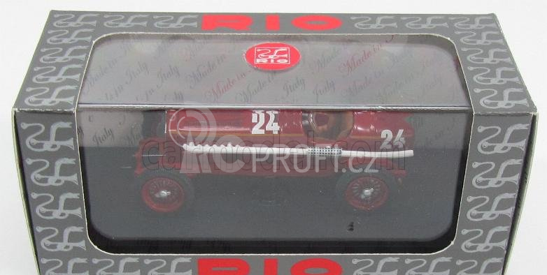 Rio-models Alfa romeo P3 Spider N 24 Monaco Gp 1932 B.boracchini 1:43 Red