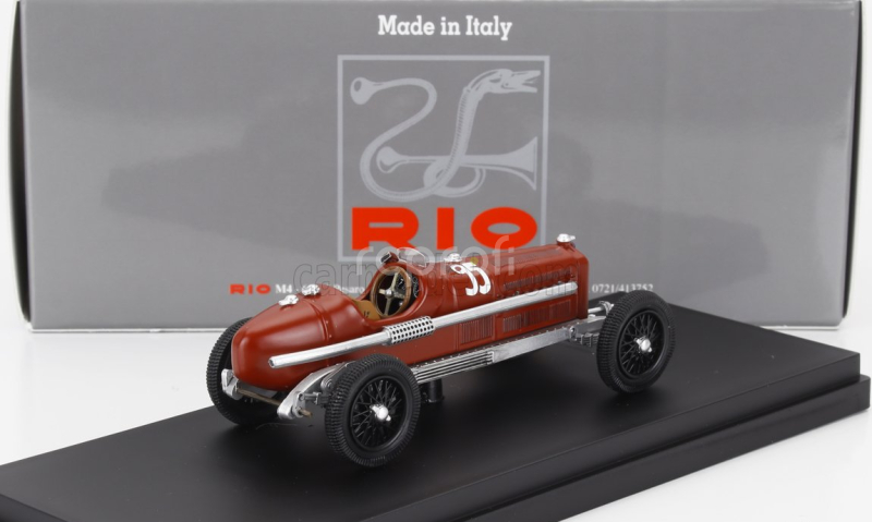 Rio-models Alfa romeo P3 Spider N 30 Klausenrnnen Gp 1932 Rudolf Caracciola 1:43 Red