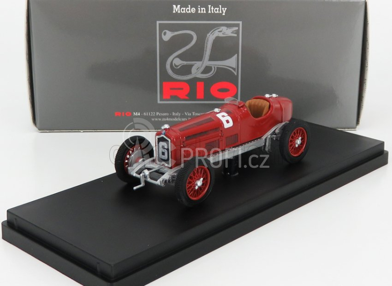 Rio-models Alfa romeo P3 Tipo B N 18 Winner Monza 1932 R.caracciola 1:43 Red