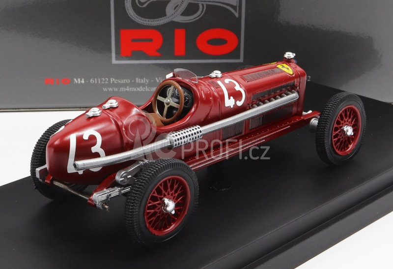 Rio-models Alfa romeo P3 Tipo B N 43 Coppa Acerbo 1935 T.nuvolari 1:43 Red