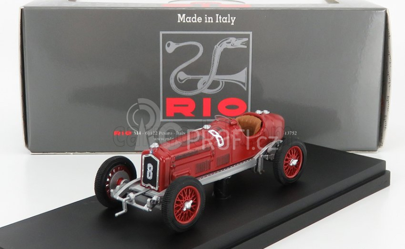 Rio-models Alfa romeo P3 Tipo B N 8 Coppa Acerbo 1933 T.nuvolari 1:43 Red