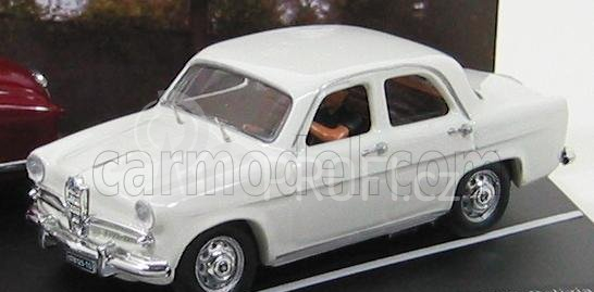 Rio-models Alfa romeo Set Alt Polizia 1956 - 1900 - Giulietta With Figures 1:43 Bordeaux White