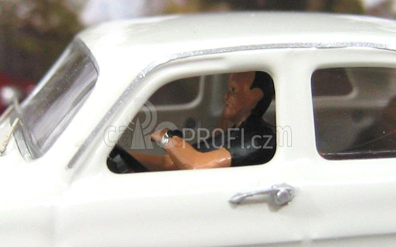 Rio-models Alfa romeo Set Alt Polizia 1956 - 1900 - Giulietta With Figures 1:43 Bordeaux White