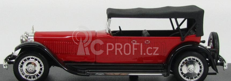 Rio-models Bugatti Type 41 Royale Torpedo Cabriolet Closed 1927 1:43 Červená Černá