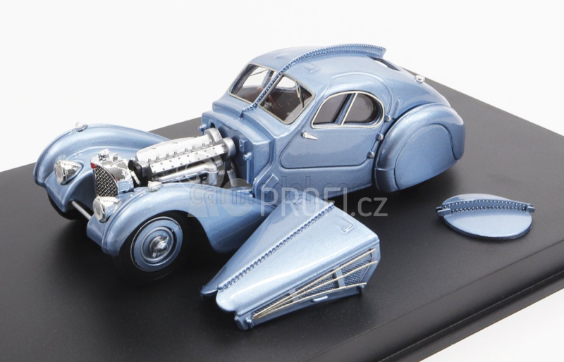 Rio-models Bugatti Type 57 Sc Atlantic 1936 1:43 Světle Modrá Met