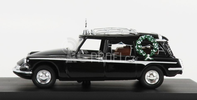 Rio-models Citroen Ds19 Break Carro Funebre - Hearse - Funeral Car With Coffin 1963 1:43 Black