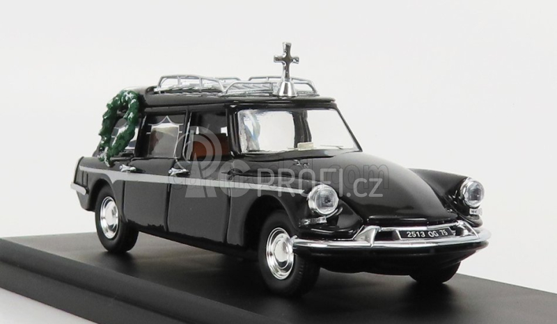 Rio-models Citroen Ds19 Break Carro Funebre - Hearse - Funeral Car With Coffin 1963 1:43 Black