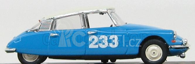 Rio-models Citroen Ds19 N 233 Rally Di Montecarlo 1963 1:43 Světle Modrá Slonová Kost