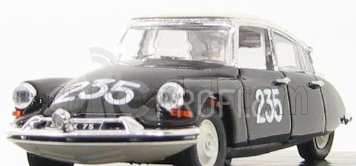 Rio-models Citroen Ds19 N 235 Mille Miglia 1957 Renaud - Gordine 1:43 Černá Bílá