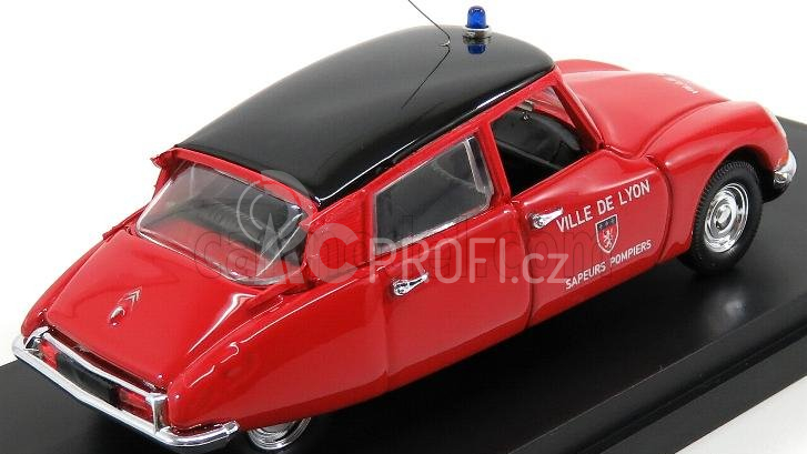 Rio-models Citroen Ds19 Pompiers De Ville De Lyon 1956 1:43 Red