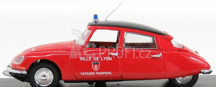Rio-models Citroen Ds19 Pompiers De Ville De Lyon 1956 1:43 Red