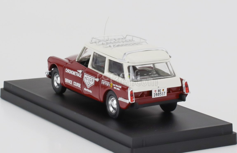 Rio-models Citroen Ds21 Break Sw Station Wagon Ferrari Chronometrage Service Assistance 1970 Niki Lauda - Clay Regazzoni 1:43 Červená Bílá