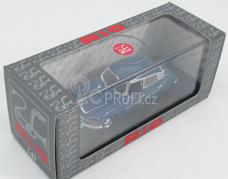 Rio-models Citroen Ds21 Gendarmerie 1972 1:43 Blue