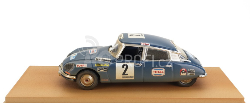 Rio-models Citroen Ds21 N 2 4th Rally Marocco Dirty Version 1971 Bob Neiret - Jacques Terramorsi 1:43 Blue