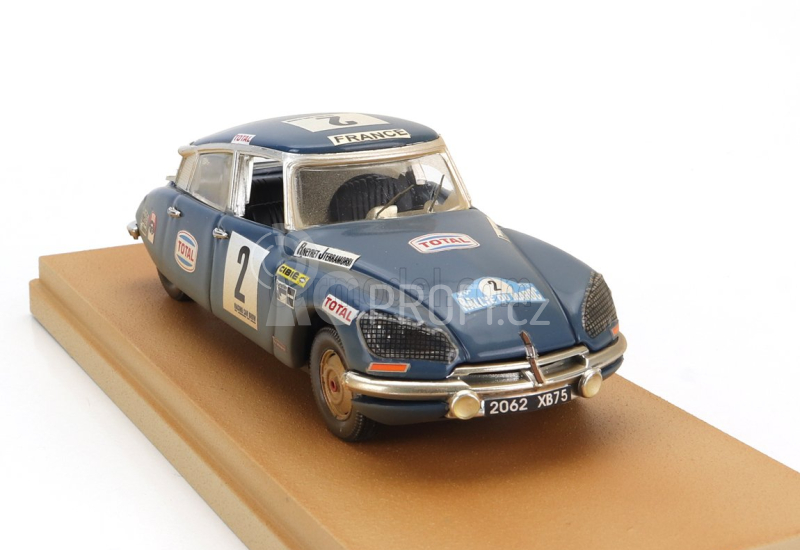 Rio-models Citroen Ds21 N 2 4th Rally Marocco Dirty Version 1971 Bob Neiret - Jacques Terramorsi 1:43 Blue