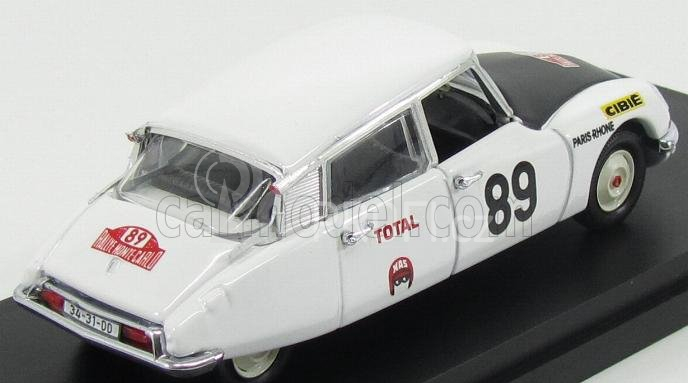 Rio-models Citroen Ds21 N 89 Rally Montecarlo 1970 Marcus - Bryde - Braein 1:43 Bílá Černá