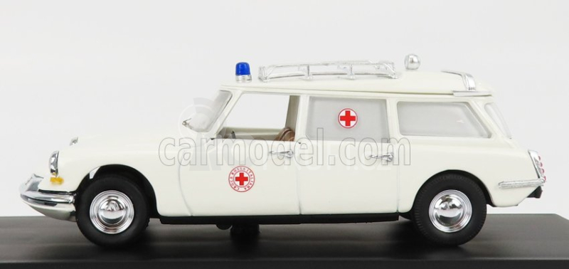 Rio-models Citroen Id19 Break C.r.i. Croce Rossa Italiana 1958 - Ambulance 1:43 Bílá