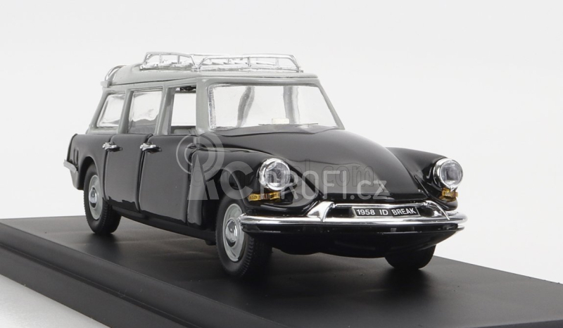Rio-models Citroen Id19 Break Sw Station Wagon 1958 1:43 Černá Šedá