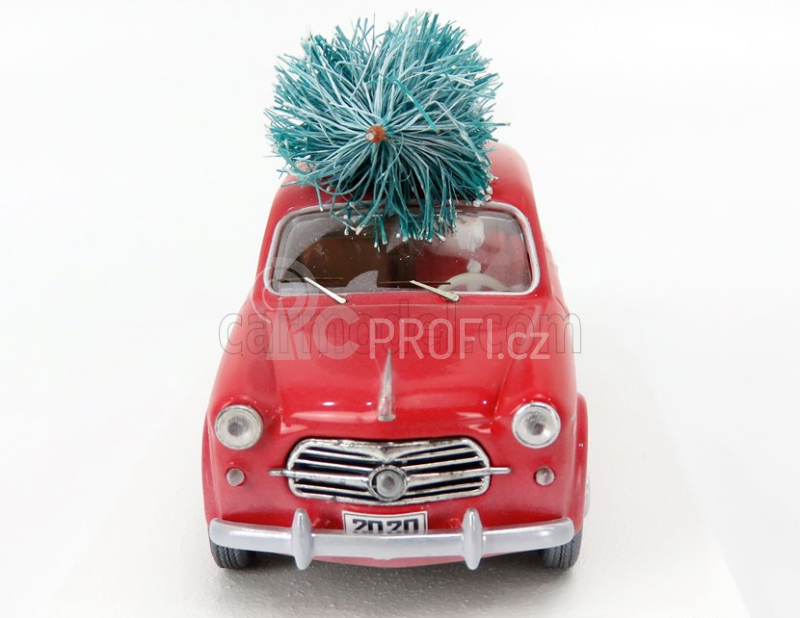 Rio-models Fiat 1100/103 1954 - Christmas Edition 2020 - Con Babbo Natale - With Figure Santa Claus 1:43 Red