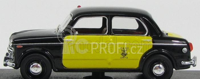 Rio-models Fiat 1100/103 Taxi Barcellona 1956 1:43 Černá Žlutá