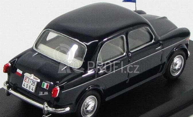 Rio-models Fiat 1100 103tv Esercito Italiano 1955 Auto Del Generale - Military Command Car 1:43 Black