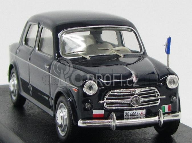 Rio-models Fiat 1100 103tv Esercito Italiano 1955 Auto Del Generale - Military Command Car 1:43 Black