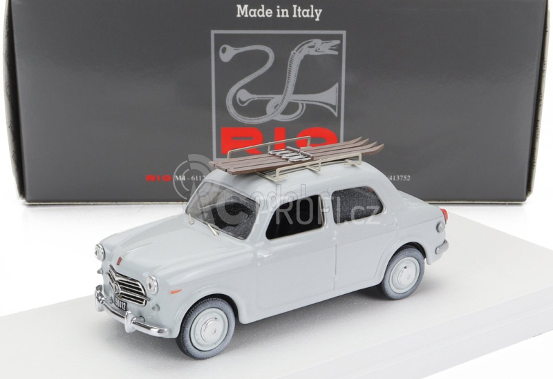 Rio-models Fiat 1100 Vacanze Invernali - Winter Holidays 1957 1:43 Grey