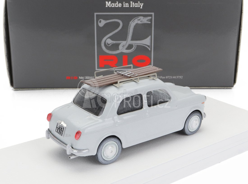 Rio-models Fiat 1100 Vacanze Invernali - Winter Holidays 1957 1:43 Grey