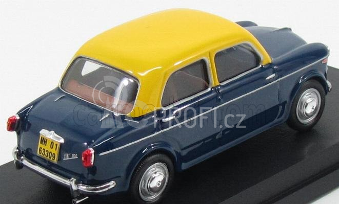 Rio-models Fiat 1100tv Taxi Mumbai India 1956 1:43 Modrá Žlutá