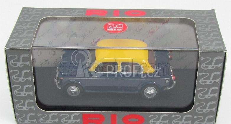 Rio-models Fiat 1100tv Taxi Mumbai India 1956 1:43 Modrá Žlutá