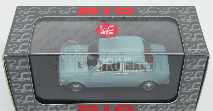 Rio-models Fiat 128 2-doors 1969 1:43 Garda Světle Modrá