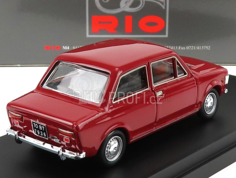 Rio-models Fiat 128 2-doors 1969 1:43 Sport Red