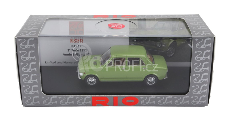 Rio-models Fiat 128 2-series 1972 1:43 Verde Brillante Zelená