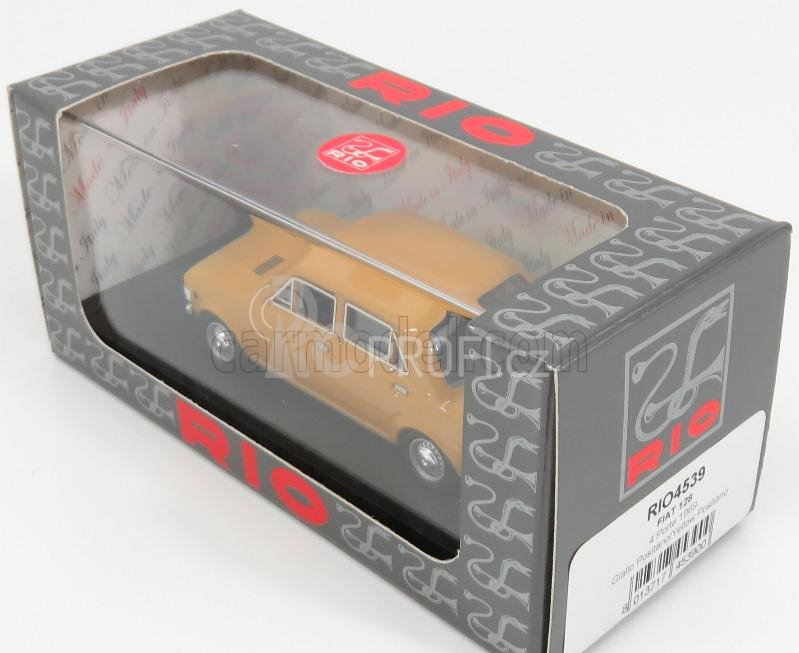 Rio-models Fiat 128 4-door 1969 1:43 Giallo Positano - Žlutá