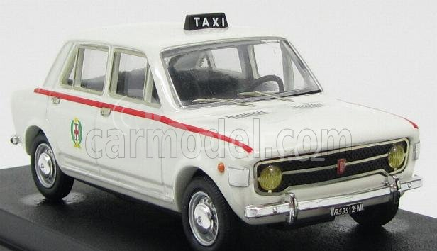 Rio-models Fiat 128 4-door Taxi Milano 1972 1:43 Bílá