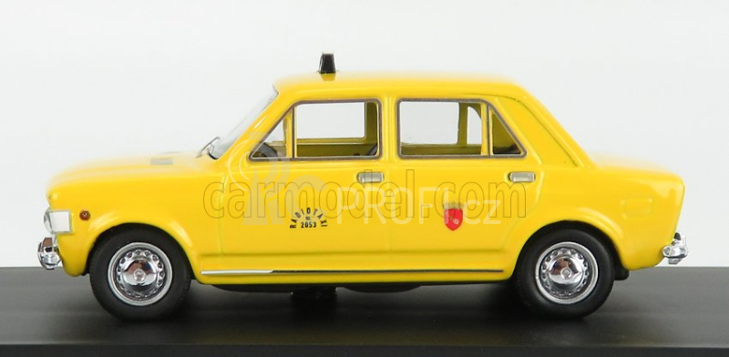Rio-models Fiat 128 4-doors Taxi Roma 1971 1:43 Žlutá