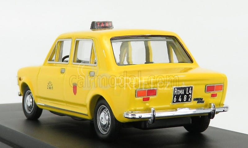 Rio-models Fiat 128 4-doors Taxi Roma 1971 1:43 Žlutá