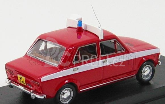 Rio-models Fiat 128 4 Porte Dutch Firemen - Fire Engine - Vigili Del Fuoco 1:43 Red