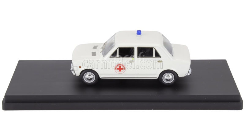 Rio-models Fiat 128 C.r.i. Croce Rossa Italiana Ambulance 1970 1:43 Bílá