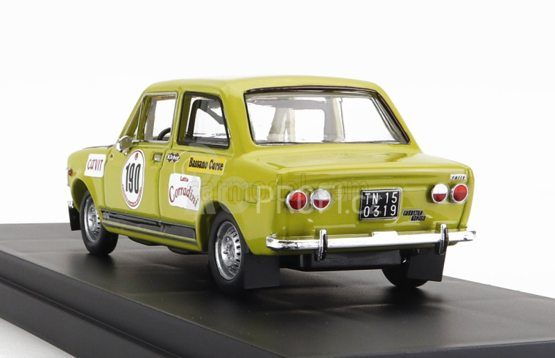 Rio-models Fiat 128 Gr.1 Team Ceccato Rally Racing N 190 Rally San Martino Di Castrozza 1972 A.bettega - D.brigantini 1:43 Zelená Černá