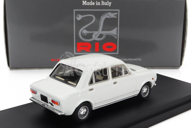 Rio-models Fiat 128 Ii Series 1972 1:43 Bílá