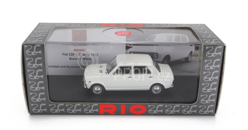 Rio-models Fiat 128 Ii Series 1972 1:43 Bílá