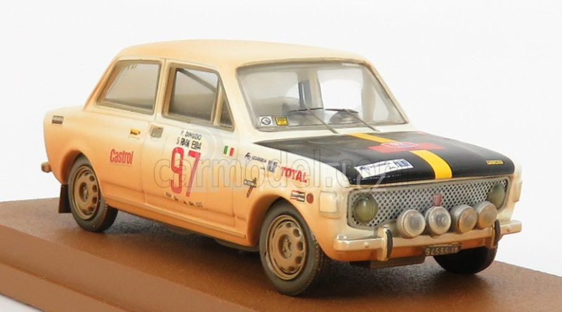 Rio-models Fiat 128 N 97 Rally Isola D'elba 1972 M.avenoso - P.dinunzio 1:43 Bílé Bahno