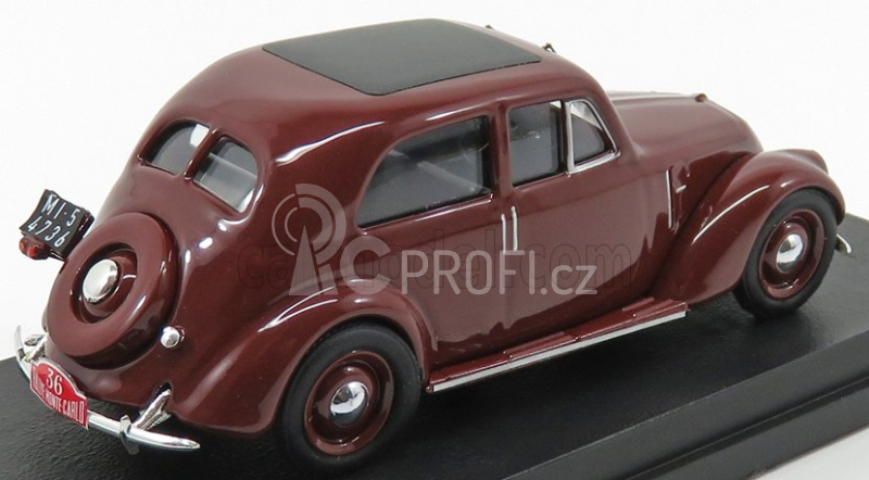 Rio-models Fiat 1500 6c N 36 Rally Montecarlo 1937 Gigi Villoresi 1:43 Tmavě Červená