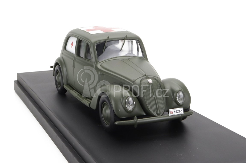Rio-models Fiat 1500 Ambulanza Servizio Sanita' Militare 1940 1:43 Vojenská Šedá