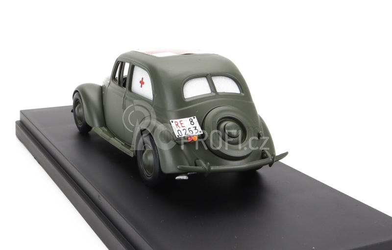 Rio-models Fiat 1500 Ambulanza Servizio Sanita' Militare 1940 1:43 Vojenská Šedá